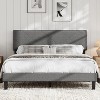 Nasitip Bed Frame with Upholstered Headboard,Platform Bed Frame with Wooden Slat Support,No Box Spring Needed & Noise Free,Easy Assembly - 4 of 4