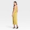 Women's Column Slip Dress - A New Day™ Black - 2 of 3