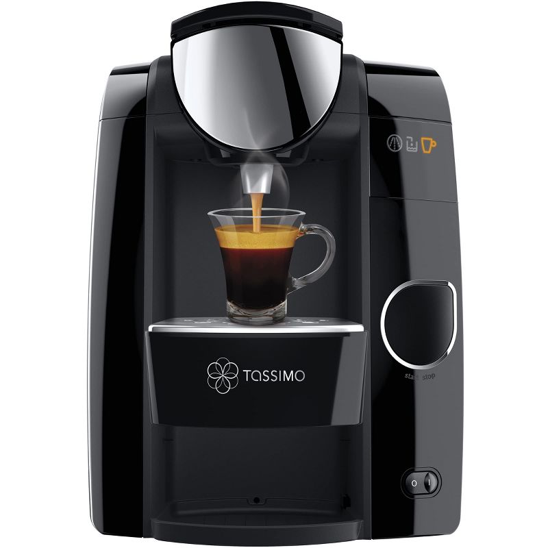 Tassimo TMO30 Single Serve Cup Home Coffee Brewing System, Multi-Beverage, Espresso Machine - Black, 1 of 8