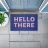 Stupell Industries Hello There Minimal Greeting Printed Outdoor Door Mat, design by Angela Nickeas, 18"x30" - 3 of 4