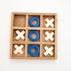 TopComfy Decorative Object Tic Tac Toe Wood Resin Board Game Modern Twist for Home Decor, Yellow, 6"*6"*1" - 3 of 4