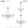 Livex Lighting Windsor 5 - Light Chandelier in  Brushed Nickel - 2 of 4