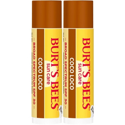 Burt's Bees Lip Balm Blister SPF30 - Coco Loco - 2pk