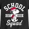 Girls' - Peanuts - Snoopy School Squad Fitted Short Sleeve Graphic T-Shirt - 2 of 4