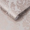Antique Taupe and Rose Gold Damask Paste the Wall Wallpaper - 3 of 4