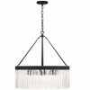 Crystorama Lighting Emory 8 - Light Chandelier in  Black Forged - 2 of 4