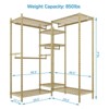 VIPEK L6 Heavy Duty Clothes Rack L Shape Clothing Rack 5-Tier Wire Garment Rack Freestanding Closet, Max Load 850LBS - image 3 of 4