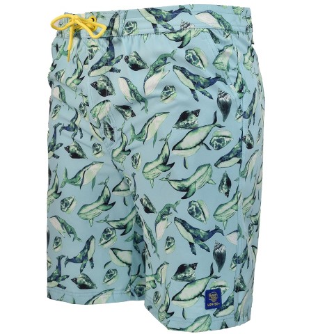Banana Boat Men's UPF50+ Compression Liner Swimsuit | Aqua Whale X-Large
