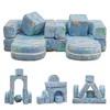 Hooseng Modular Kids Couch, Glow-in-The-Dark Sectional Convertible Toddler Play Sofa, Multi-Combination Playing Couch for Playroom - 3 of 4