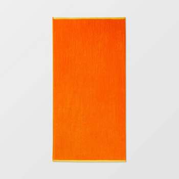 XL Reversible Beach Towel Orange - Sun Squad™