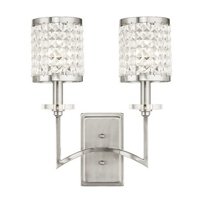 Livex Lighting Grammercy 2 - Light Wall Light in  Brushed Nickel