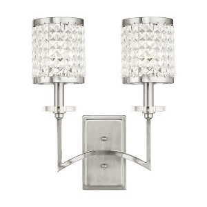 Livex Lighting Grammercy 2 - Light Wall Light in  Brushed Nickel - 1 of 1
