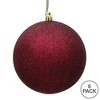 Vickerman Burgundy Ball Ornament - 3 of 4
