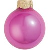 Northlight Shiny Finish Glass Christmas Ball Ornament - 7" (180mm) - Lipstick Pink - 2 of 4