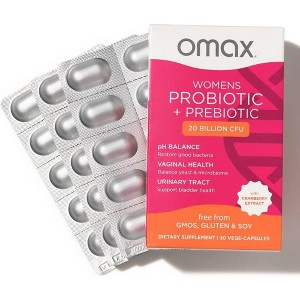 Omax Women Probiotic + Prebiotic Capsule, 30 Ct - 1 of 4