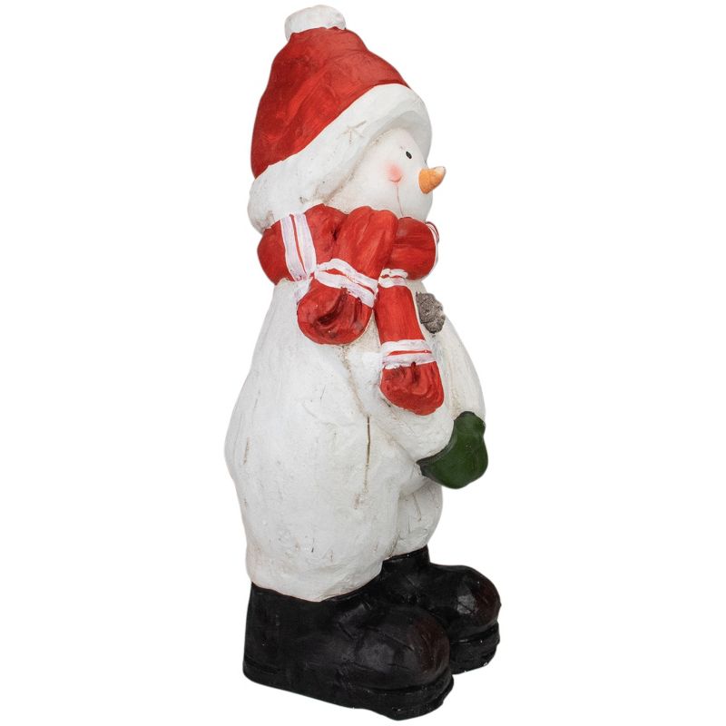 Northlight 17" White and Red Snowman Christmas Tabletop Decoration, 4 of 5