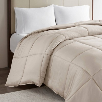 Madison Park 300 Thread Count Cotton Percale Luxury Down Alternative Comforter
