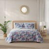 Tommy Bahama Floral Enchantment Quilt Set Blue - 2 of 4