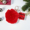 Unique Bargains Christmas Keychain with Double Ring and Lobster Clasp Alloy 2.76" 1 Pc - 4 of 4