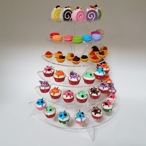 OnDisplay Acrylic Display Rack/Stand - 6 Tiered Shelf System - 1 of 4