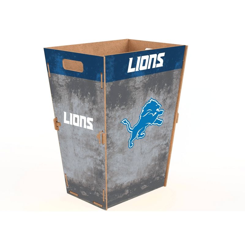 NFL Detroit Lions Trash Bin - L, 1 of 2