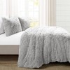 Lush Décor 3pc Emma Faux Fur Oversized Duvet Cover Set - image 2 of 4