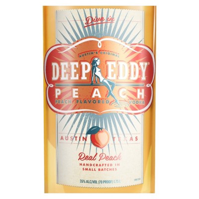 Deep Eddy Peach Vodka - 750ml Bottle