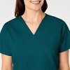 Wink WonderWORK Women's Mock Wrap Scrub Top - 4 of 4