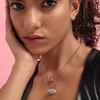 Women's Bling Bean Multi-Strand Necklace - Chalice Silver - 4 of 4