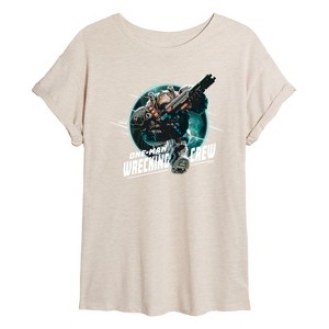 Women's - Disney - One Man Wrecking Crew Oversized Graphic T-Shirt - 1 of 4