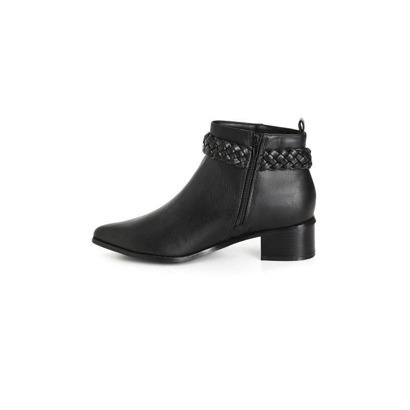 Women's Plus Size WIDE FIT Brady Ankle Boot - black | CITY CHIC, 3 of 4