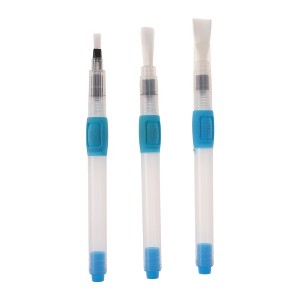 Unique Bargains Flat Brush for Watercolor Plastic 3 Pcs - 1 of 3