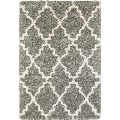 Oriental Weavers Henderson 092E9 Grey/ Ivory Indoor Area Rug - 2'3" x 7'6"