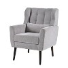 NicBex Modern Accent Chair Upholstered Living Room Chair with Pillow Arm Chair Comfy Chair Sofa Chair for Bedroom - 2 of 4
