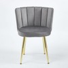 NicBex Accent Chair Living Room Chair with Golden Legs Set of 2 Comfy Chair with Comfortable Backrest for Dining Room - 3 of 4