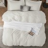 3 pieces Duvet Cover Soft Double Brushed Bedding Set for Kids & Adults Zipper Closure - 3 of 4