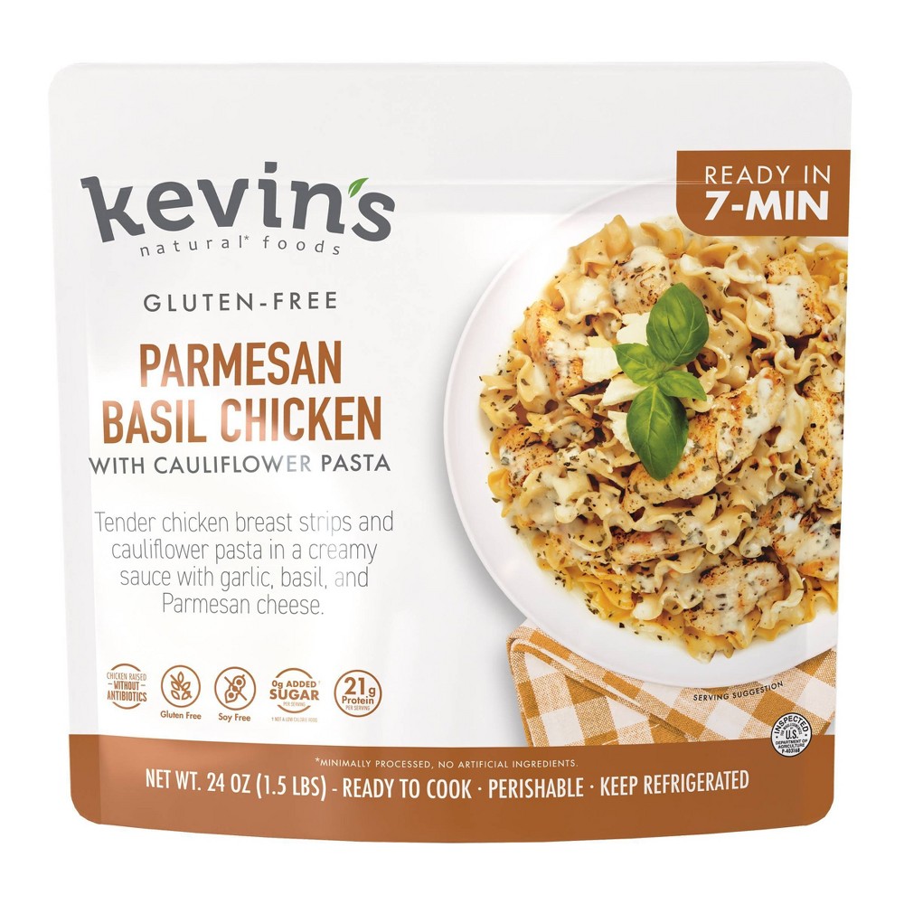 Kevin's Natural Foods Gluten Free Parmesan Basil Chicken Pasta - 24oz