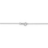 Black Bow Jewelry 0.5mm, 14k White Gold, Solid Box Chain Necklace - 4 of 4