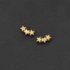 Pure Collection by Ross-Simons 14kt Yellow Gold Star Ear Climbers - 2 of 4