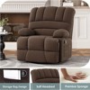SEVOBAL Sofas Rocker Recliner Chair for Living Room, Indoor Adjustable Home Sofas for Adults and Children, Brown,40.55"*39.76"*41.34" - 4 of 4