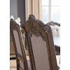 Set of 2 Charmond Dining Room Chair Brown - Signature Design by Ashley: Upholstered, Nailhead Trim, Wood Legs - 3 of 4
