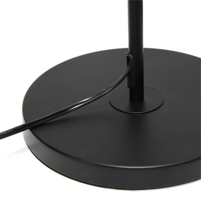 Arc Matte Black 61" Industrial Street Light Floor Lamp