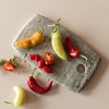 10" Medium Beige Marble Earthy Tones Charcuterie Tapas Cheese Fruit Serving Board - 2 of 4