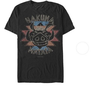 Men's Lion King Pumbaa Hakuna Matata T-Shirt - 1 of 4