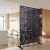 CAVINAS Matrix Metal Decorative Patio Screens, Outdoor & Indoor, Freestanding Decorative Privacy Screen for Deck Balcony Patio - 2 of 4