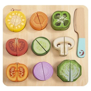 Classic World Cutting Vegetables Wooden Puzzle - 1 of 4