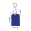 Unique Bargains PU Leather Keychain Fobs with Key Rings for DIY Crafts 4 Pcs - 2 of 4