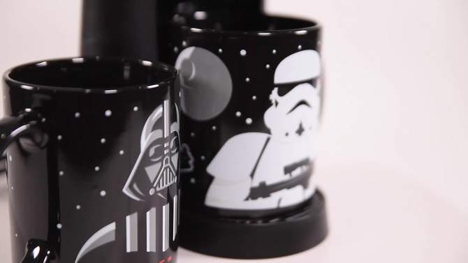 Uncanny Brands Darth Vader and Stormtrooper Single Cup Coffee Maker with Mug, 2 of 7, play video