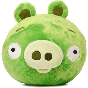 Mighty Mojo Angry Birds Green Pig Collectible Plush Doll 7"