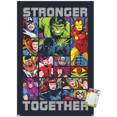 Trends International Marvel Avengers: Beyond Earth's Mightiest - Stronger Together Unframed Wall Poster Prints